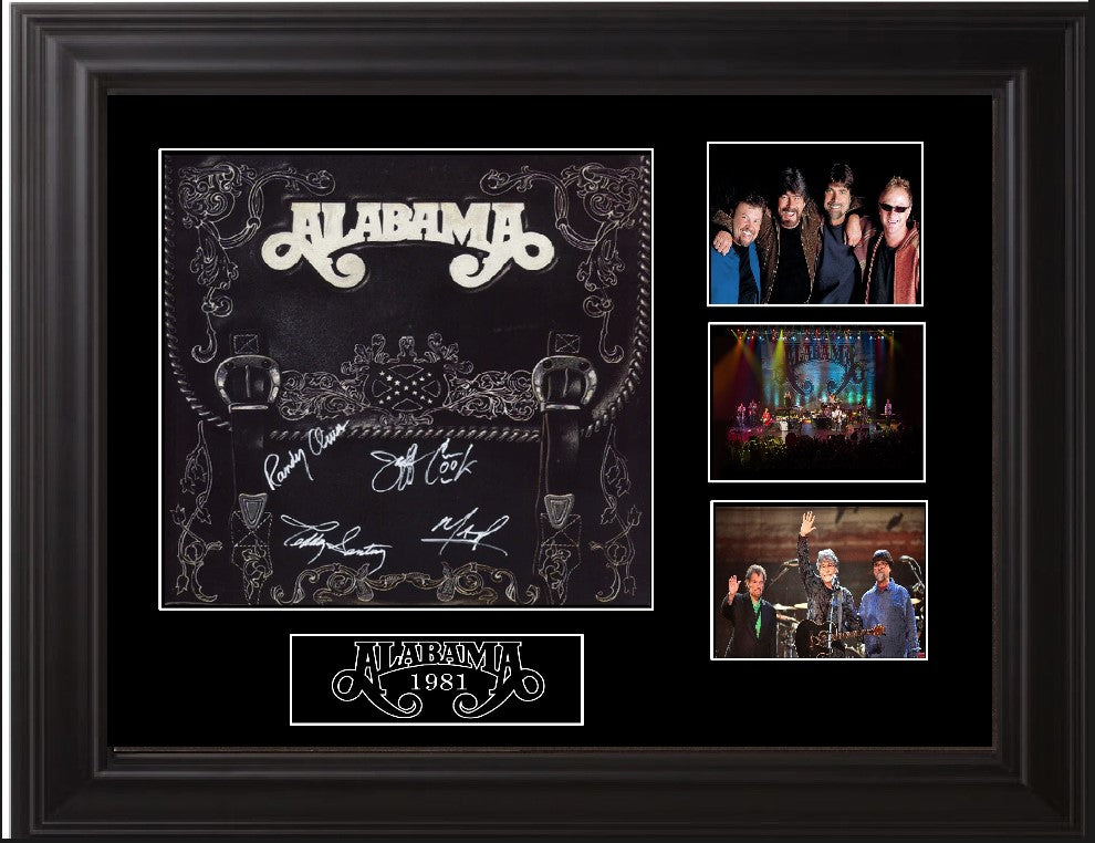 Professionally Framed Autographed Album / LPs