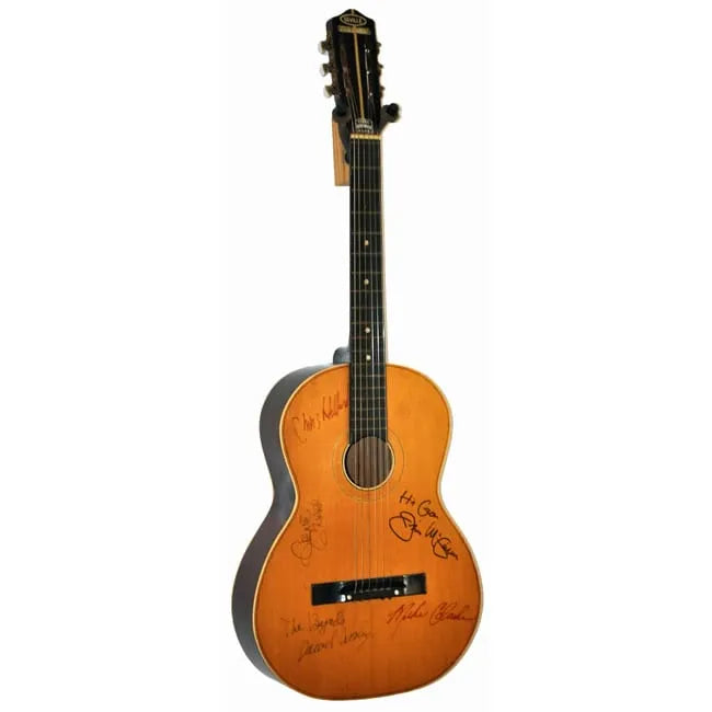 The Byrds Band Signed Vintage Acoustic Guitar