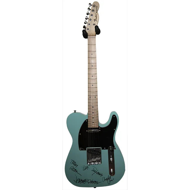 Nine Inch Nails Band Signed Guitar