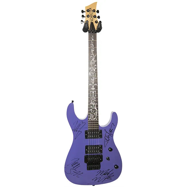 Motley Crue Band Signed Guitar