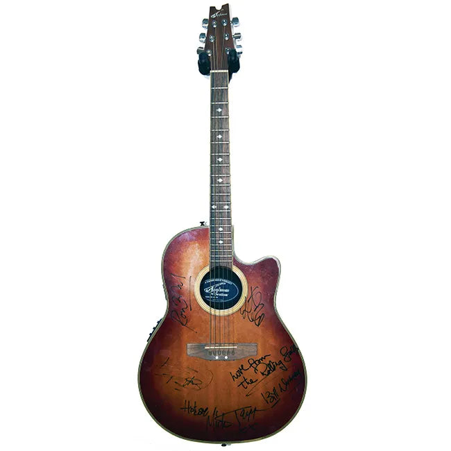 The Rolling Stones Band signed Guitar