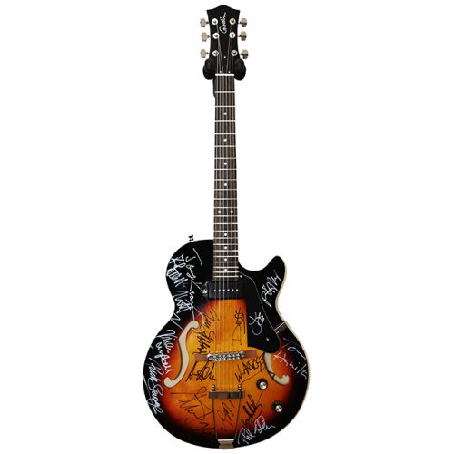 Tour Guitar Signed by Guns n Roses, Def Leppard & Aerosmith - Zion Graphic Collectibles