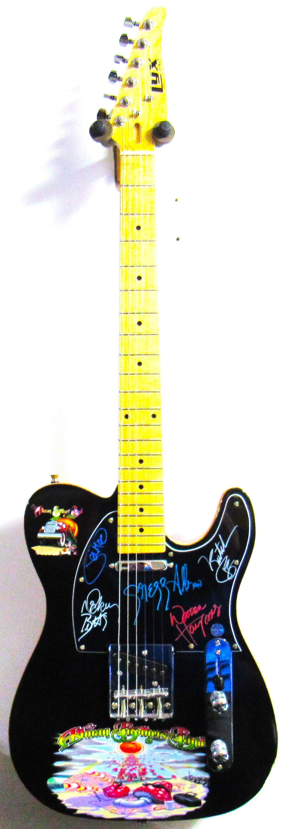 Allman Brothers Band Autographed Guitar - Zion Graphic Collectibles