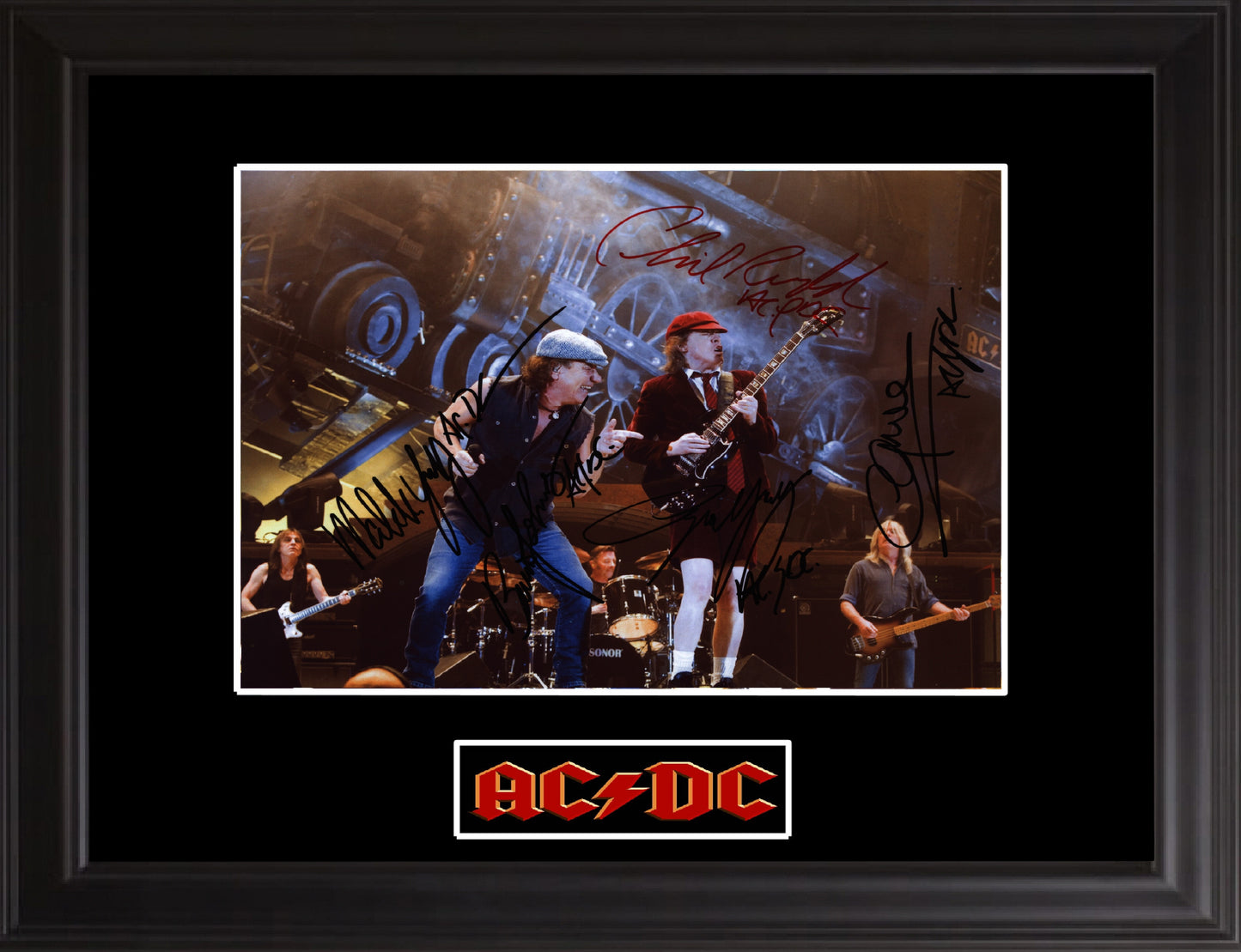 AC/DC Signed photo