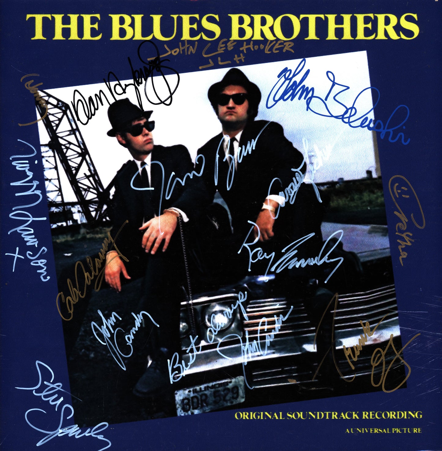 Blues Brothers Band Signed Briefcase Full Of Blues Album - Zion Graphic Collectibles