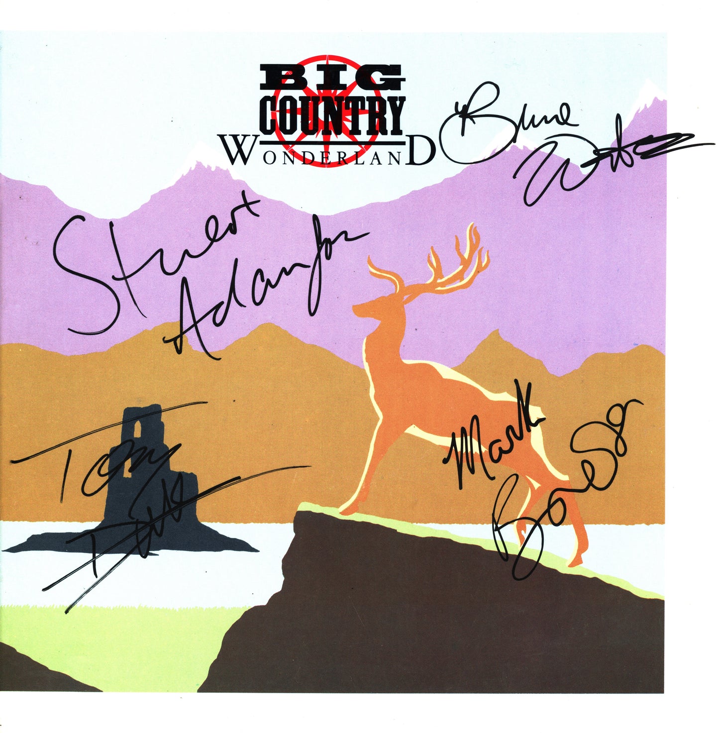 Big Country Autographed LP - Zion Graphic Collectibles