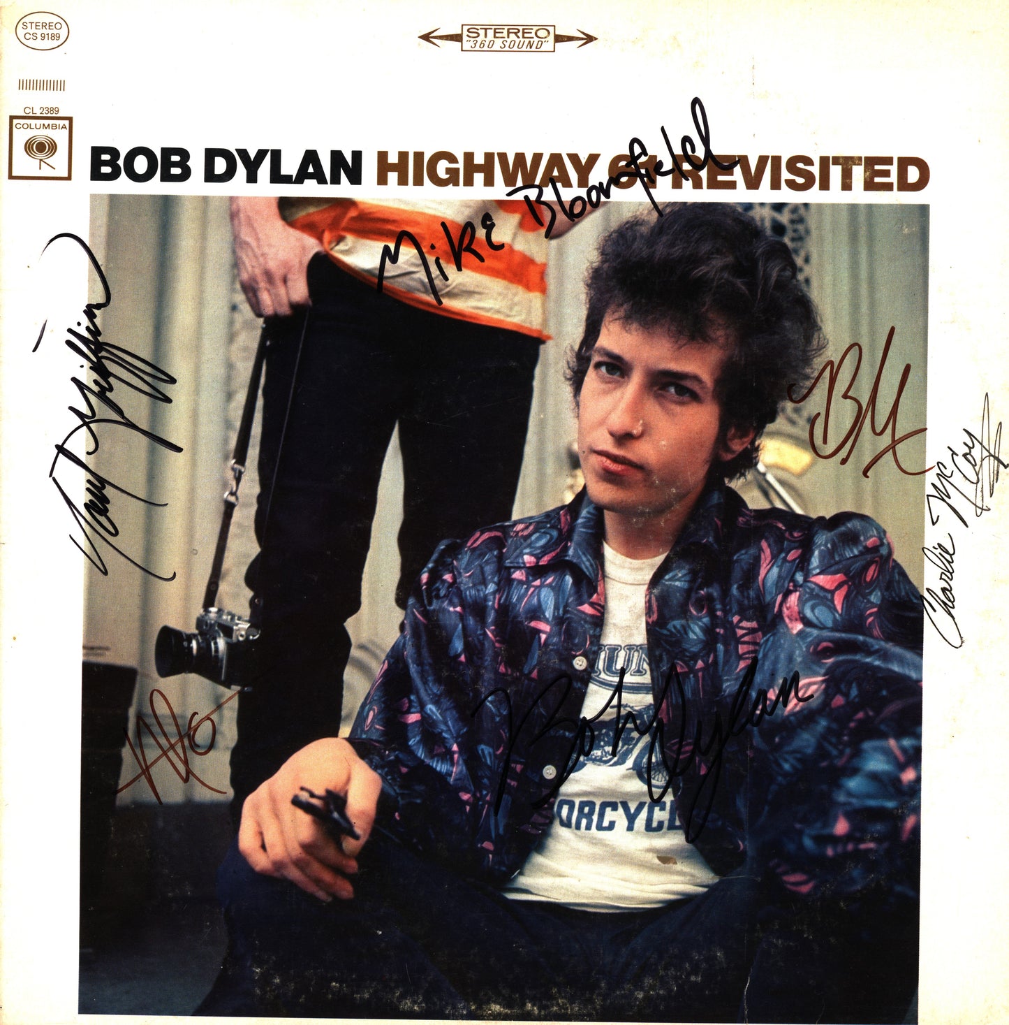 Bob Dylan Band Autographed Highway 61 Revisited Album - Zion Graphic Collectibles