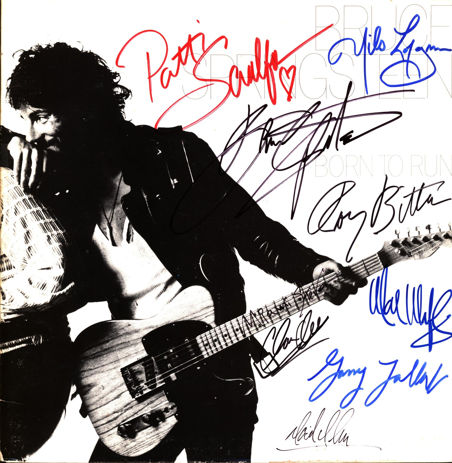 Bruce Springsteen Autographed Born To Run - Zion Graphic Collectibles