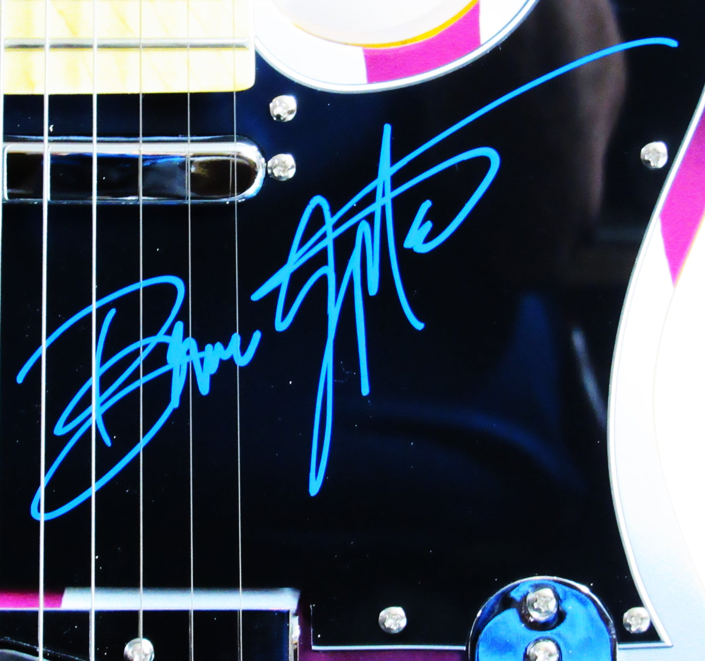 Bruce Springsteen Autographed Guitar - Zion Graphic Collectibles