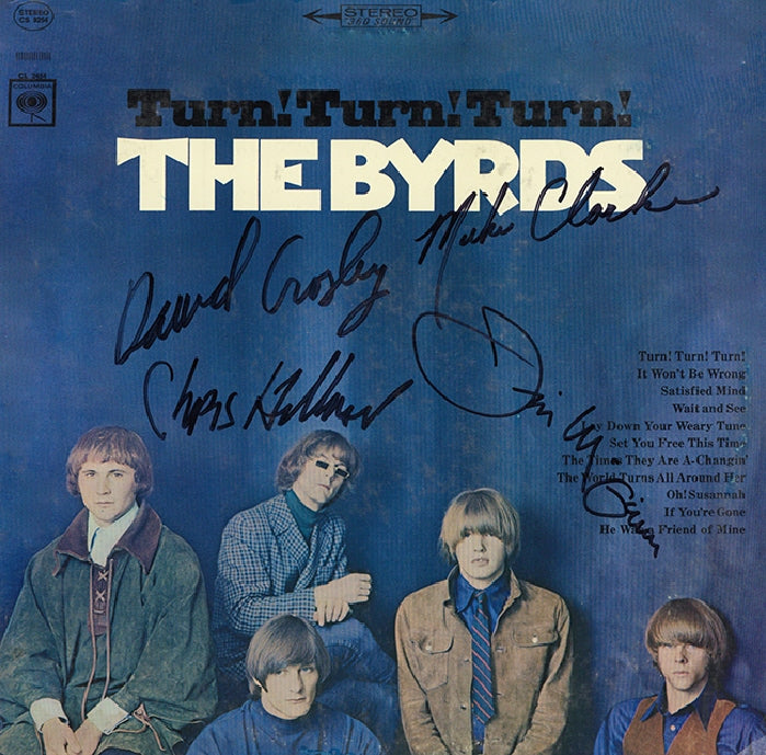 The Byrds Autographed LP