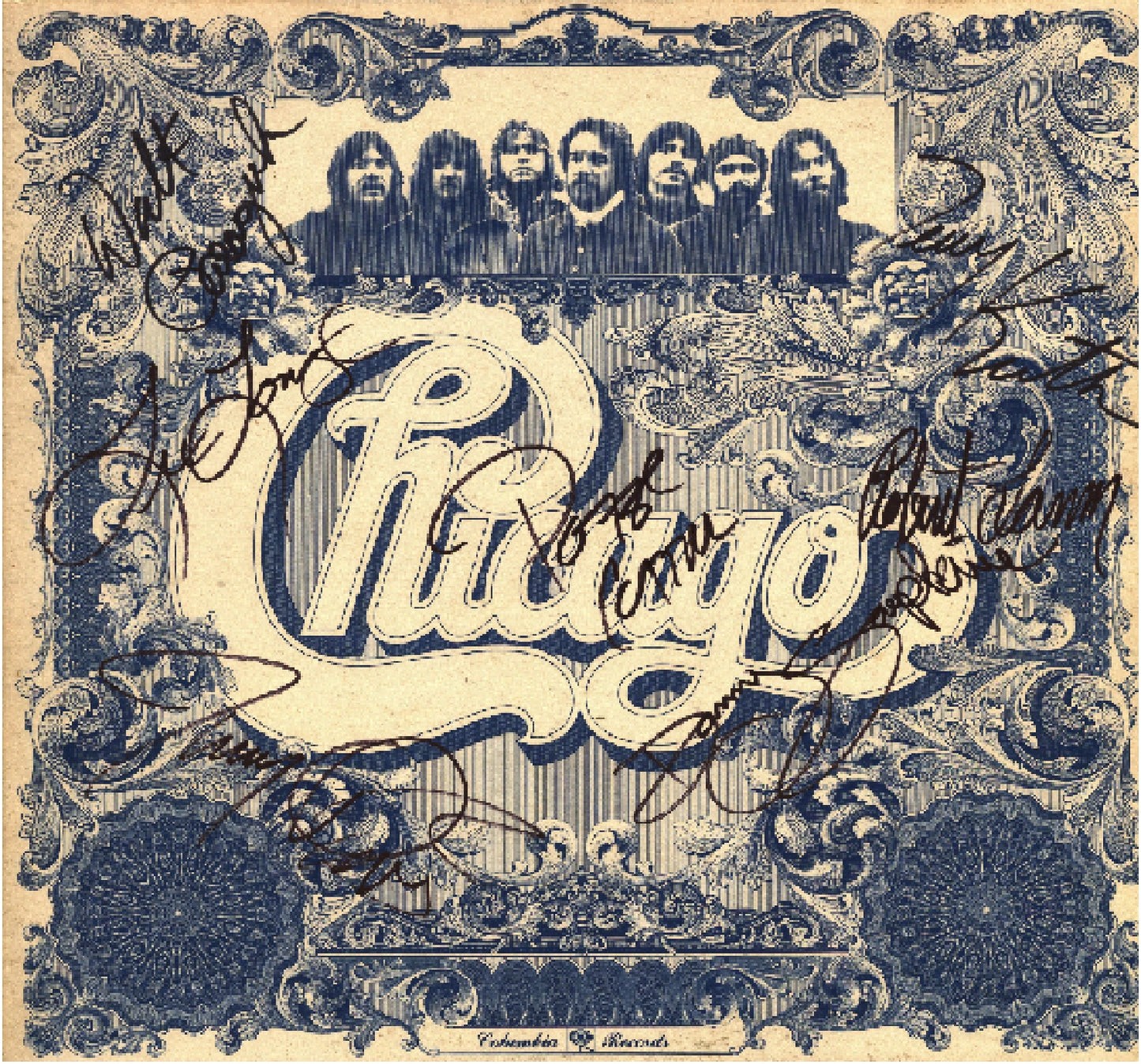 Chicago Autographed lp - Zion Graphic Collectibles