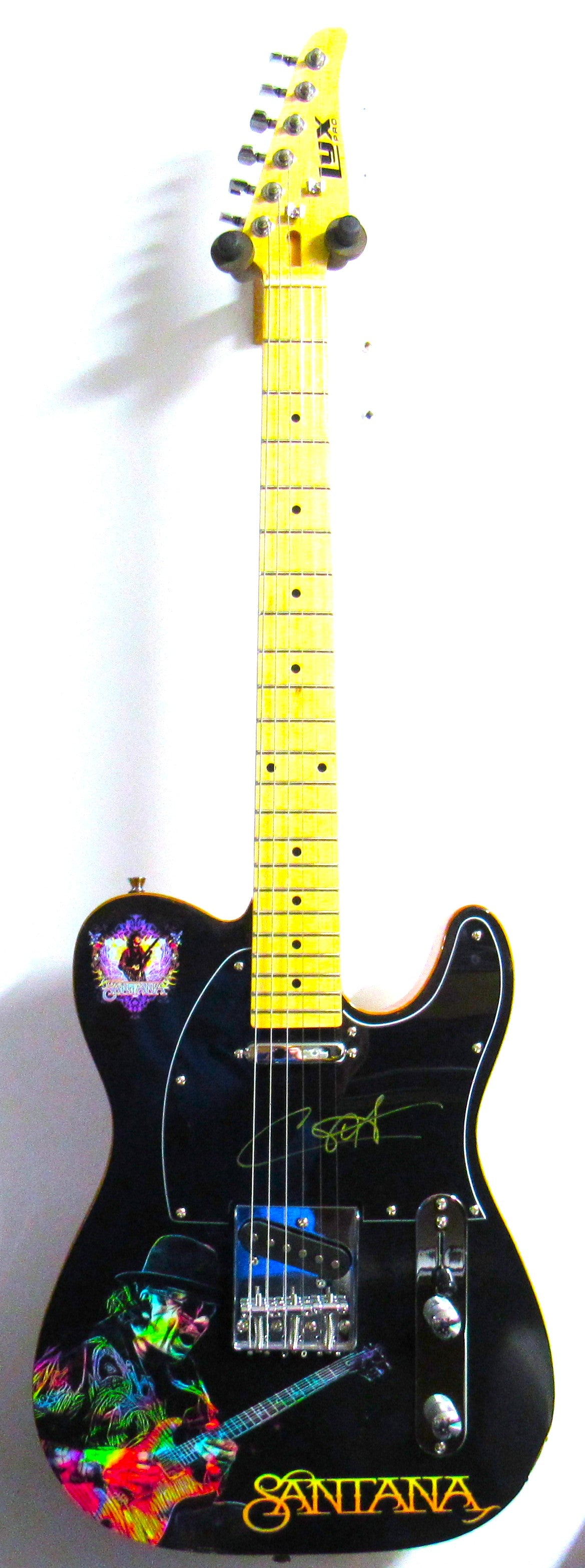 Santana Autographed Guitar - Zion Graphic Collectibles