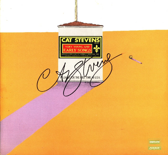 Cat Stevens Autographed lp - Zion Graphic Collectibles