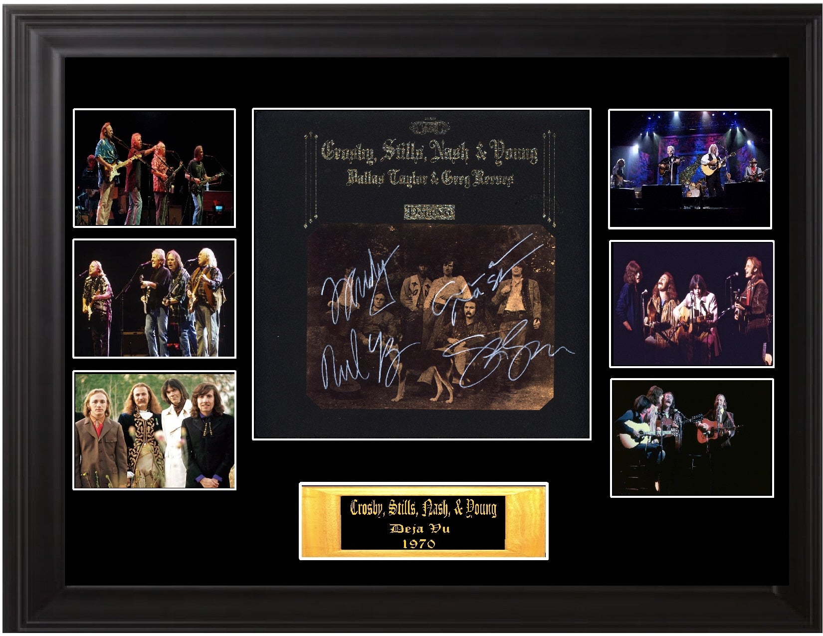 Crosby, Stills, Nash & Young Autographed LP| Zion Graphic Crosby, Stills, Nash & Young Autographed LP| Zion Graphic
