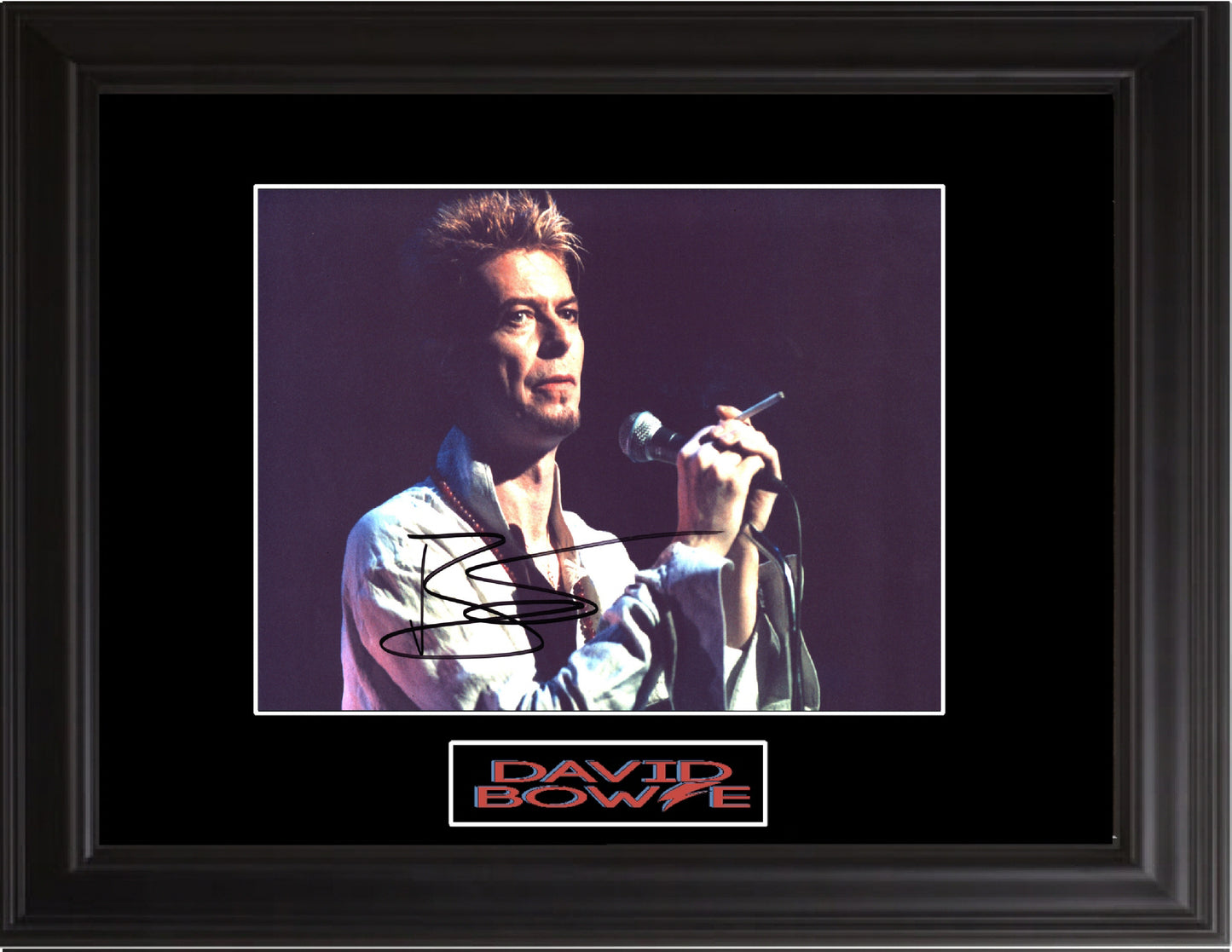 David Bowie Autographed Photo - Zion Graphic Collectibles