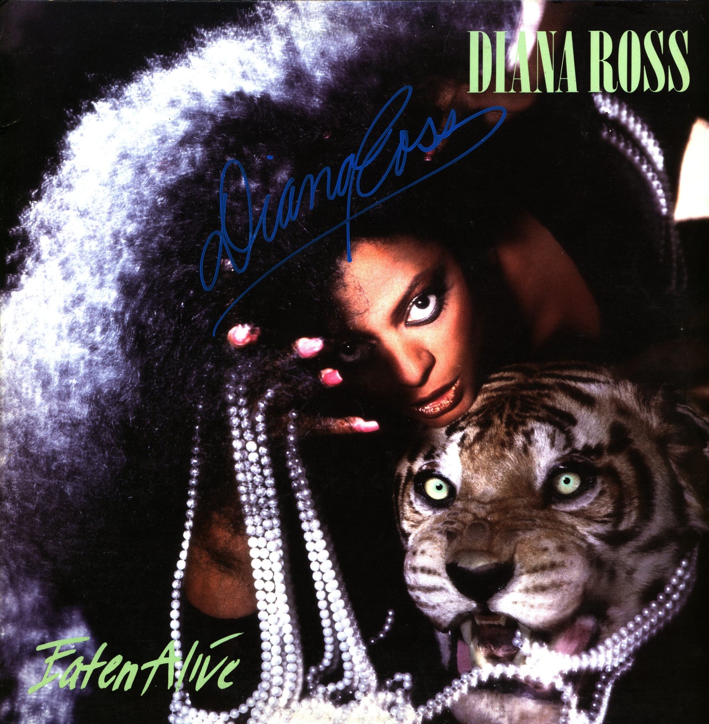 Diana Ross Autographed LP - Zion Graphic Collectibles