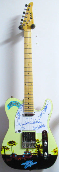 Eagles Autographed Guitar | Zion Graphic Collectibles