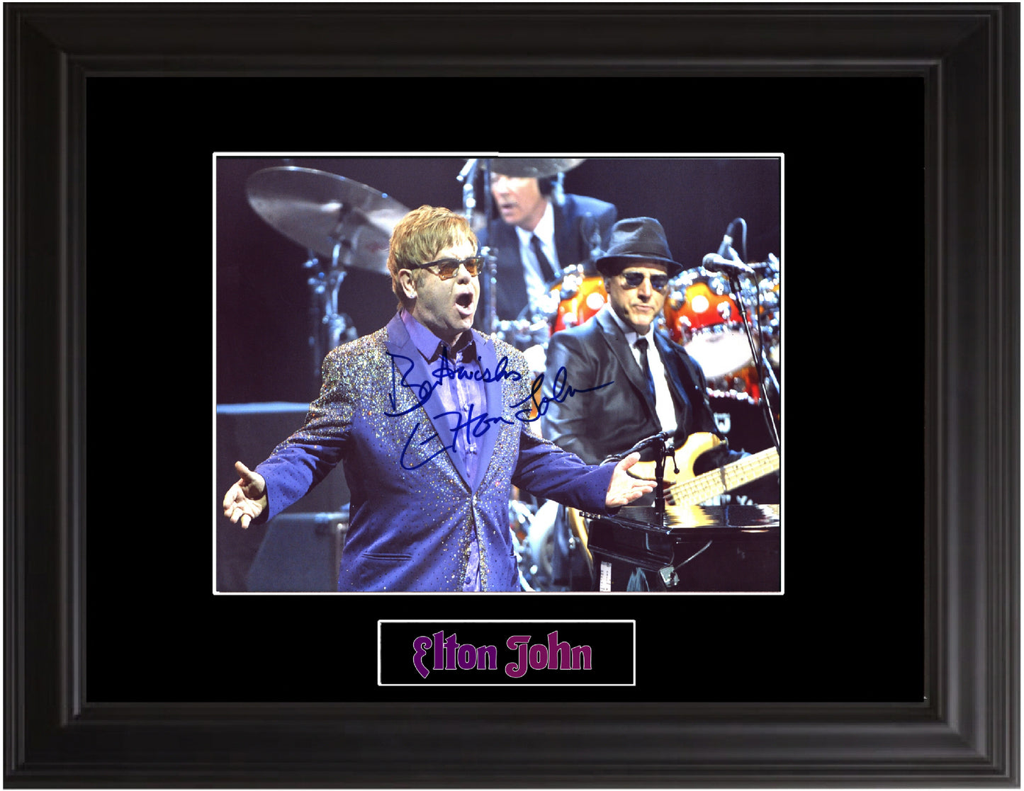Elton John Autographed Photo - Zion Graphic Collectibles