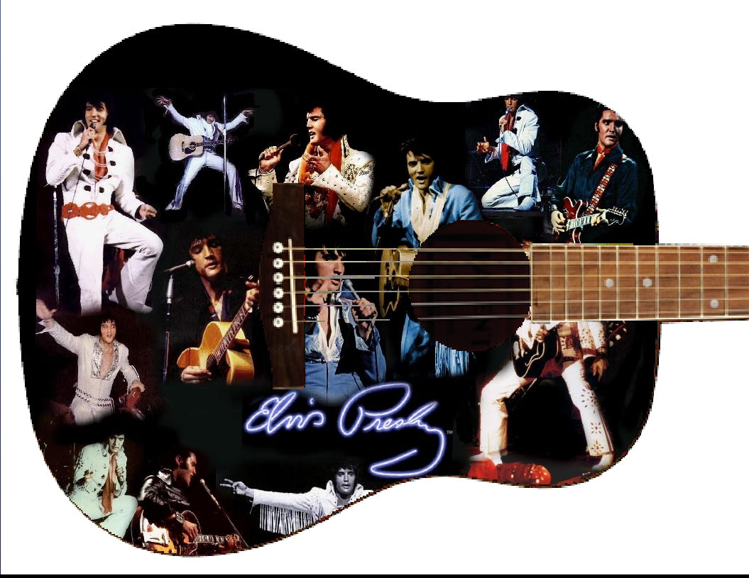 Elvis Custom Guitar - Zion Graphic Collectibles