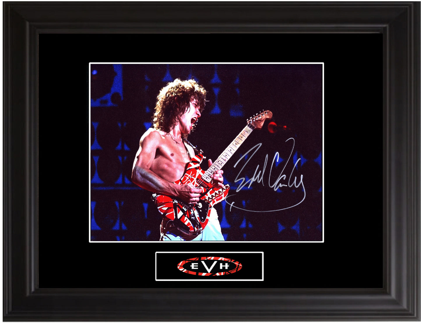 Eddie Van Halen Autographed Photo - Zion Graphic Collectibles