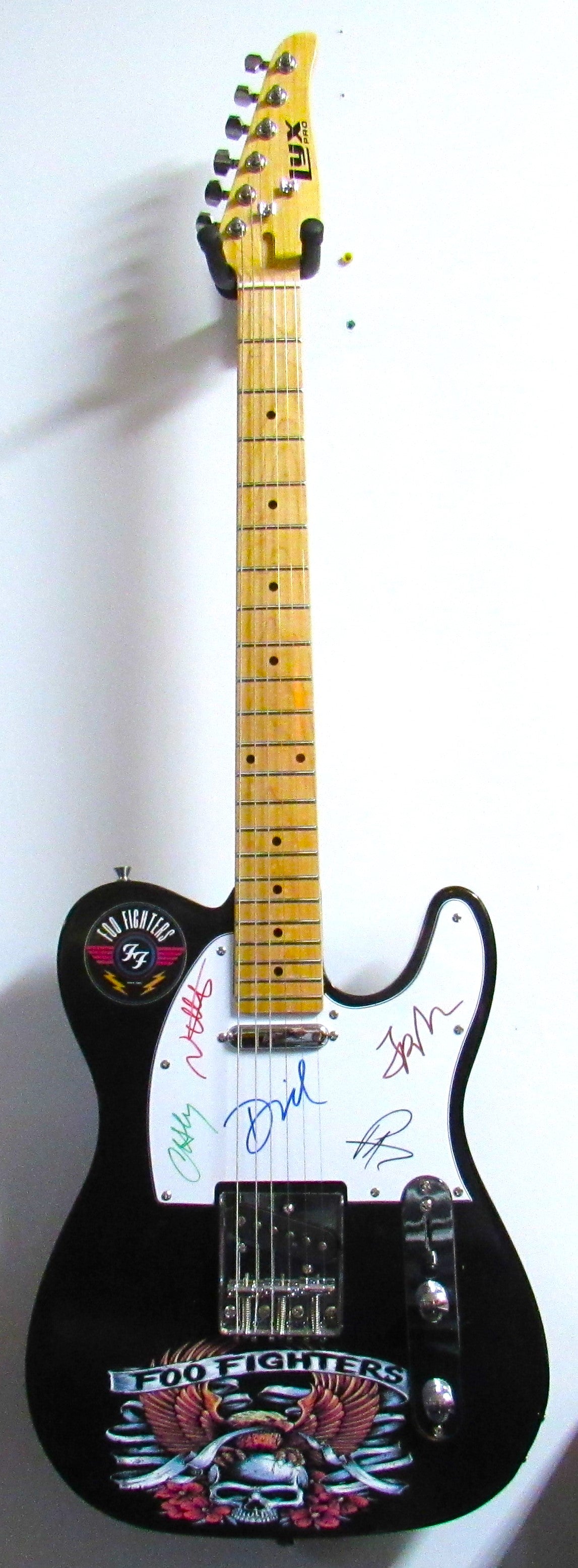 Foo Fighters Autographed Guitar - Zion Graphic Collectibles