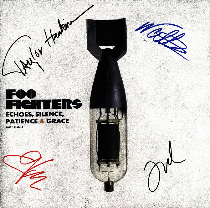 Foo Fighters Autographed LP - Zion Graphic Collectibles