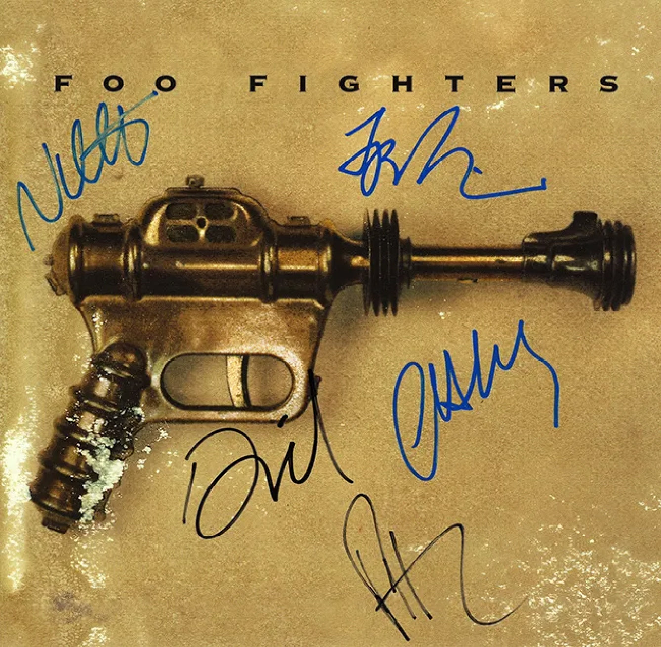 Foo Fighters Autographed LP
