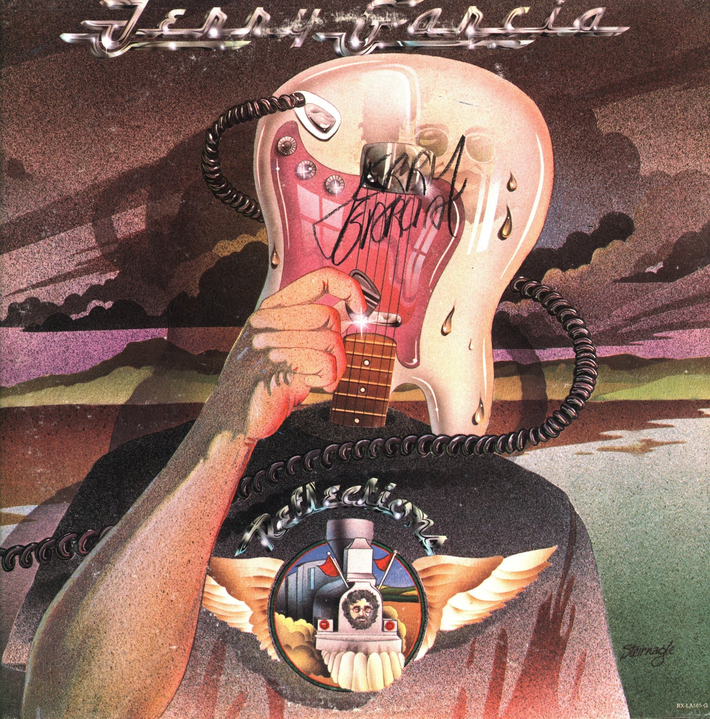 Jerry Garcia Autographed lp - Zion Graphic Collectibles