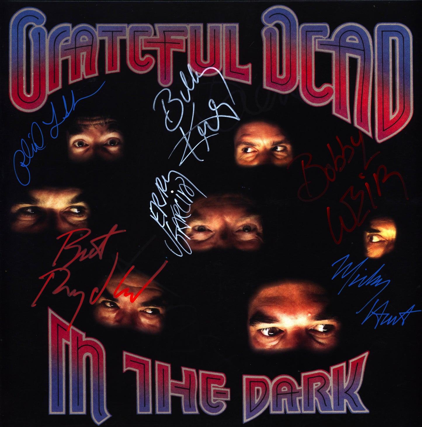Grateful Dead Autographed Lp / Vinyl - "In the Dark" - Zion Graphic Collectibles