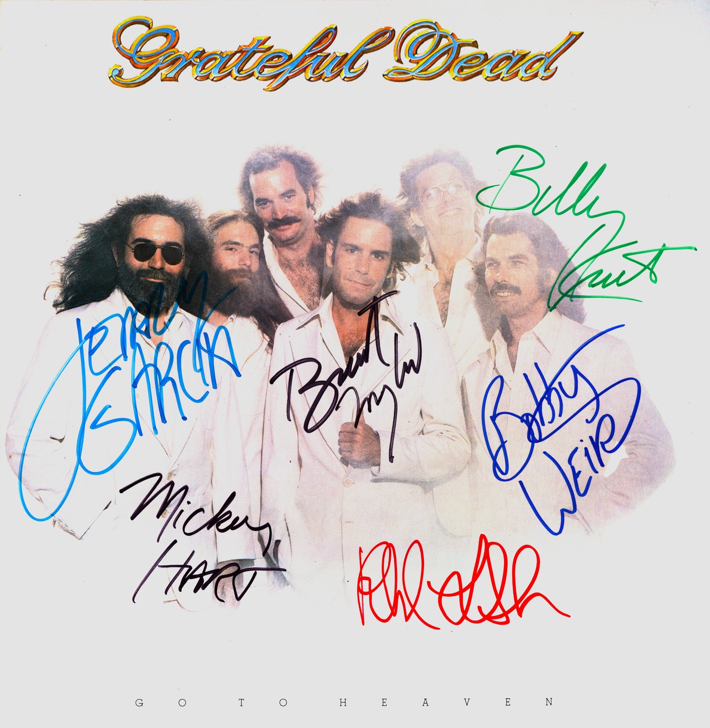Grateful Dead Autographed Lp "Go To Heaven" - Zion Graphic Collectibles