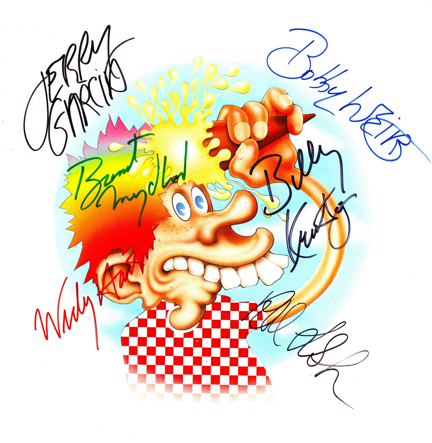 Grateful Dead Autographed LP - Zion Graphic Collectibles