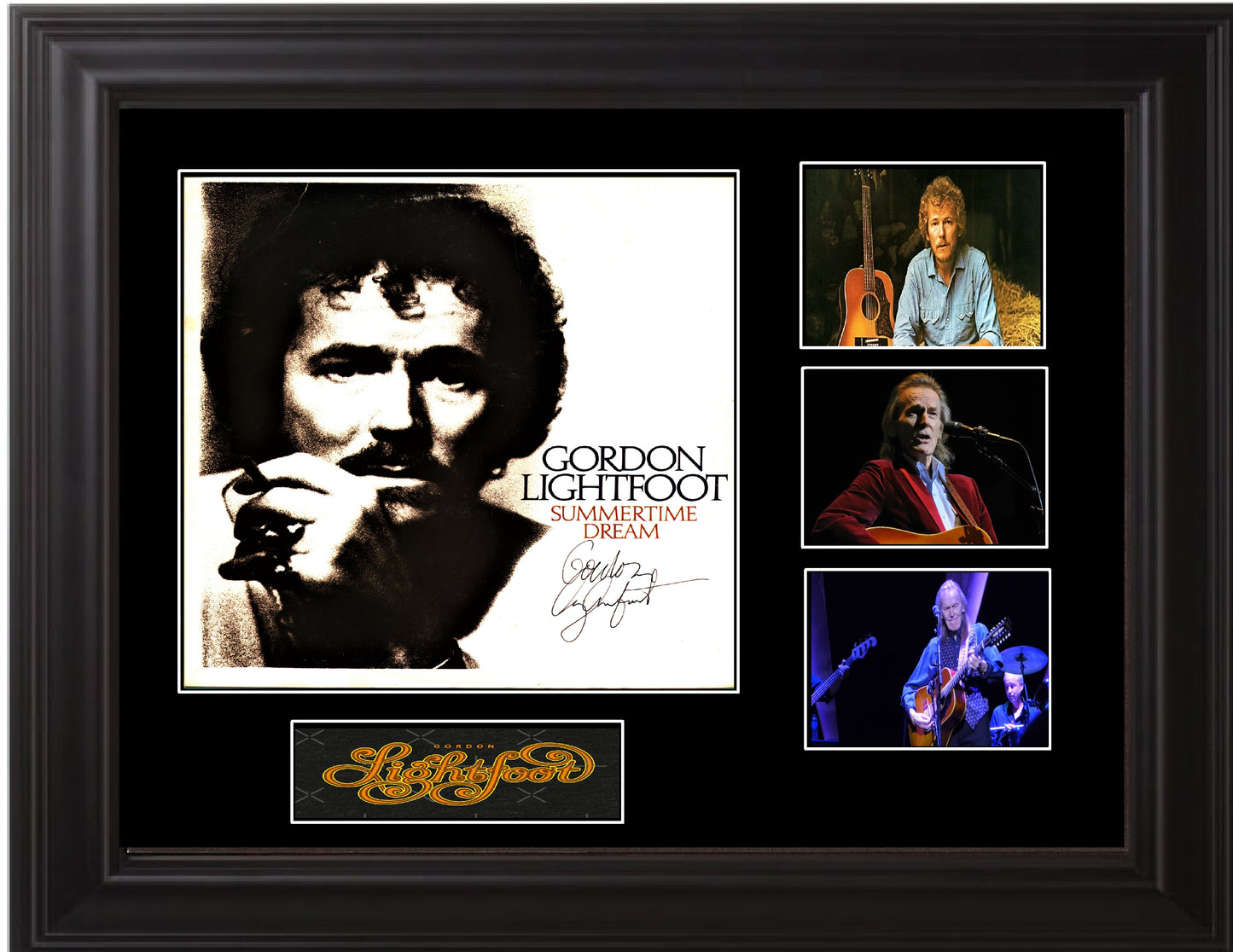 Gordon Lightfoot Autographed LP - Zion Graphic Collectibles