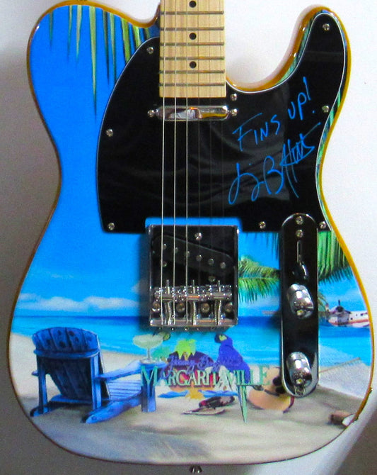 Jimmy Buffett Autographed Guitar