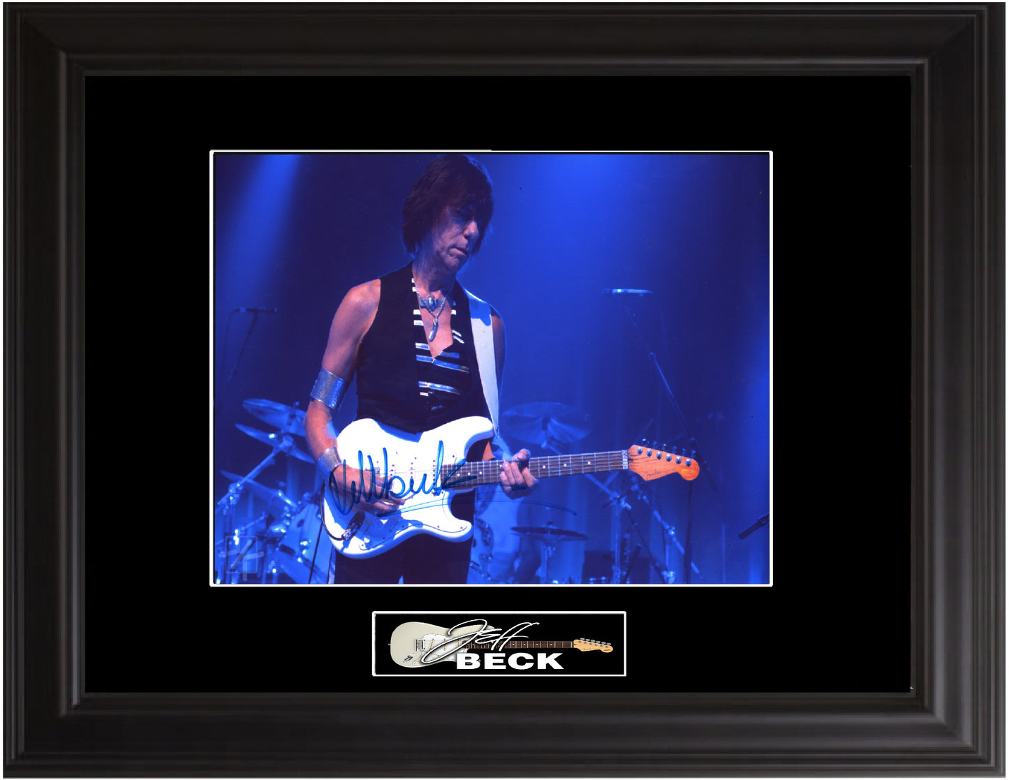 Jeff Beck Autographed photo - Zion Graphic Collectibles