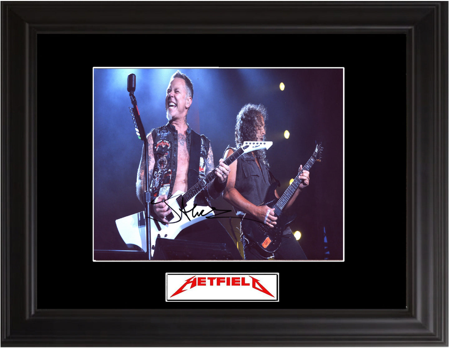 James Hetfield Autographed Photo - Zion Graphic Collectibles