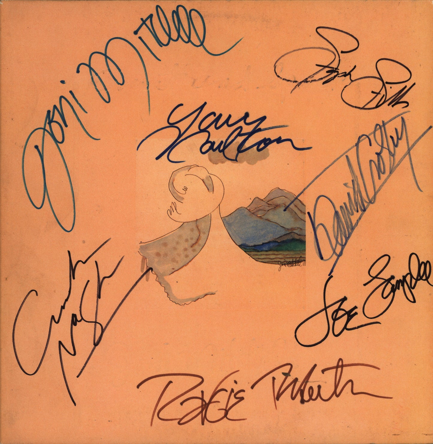 Joni Mitchell Autographed LP - Zion Graphic Collectibles