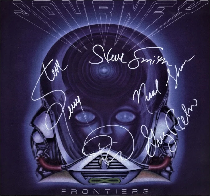 Journey Autographed lp - Zion Graphic Collectibles