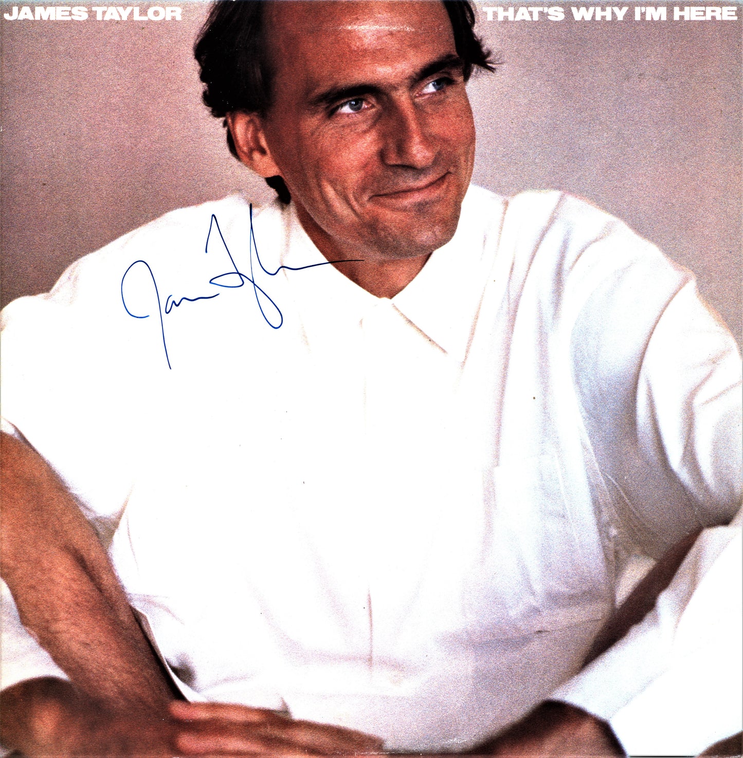 James Taylor Autographed lp - Zion Graphic Collectibles
