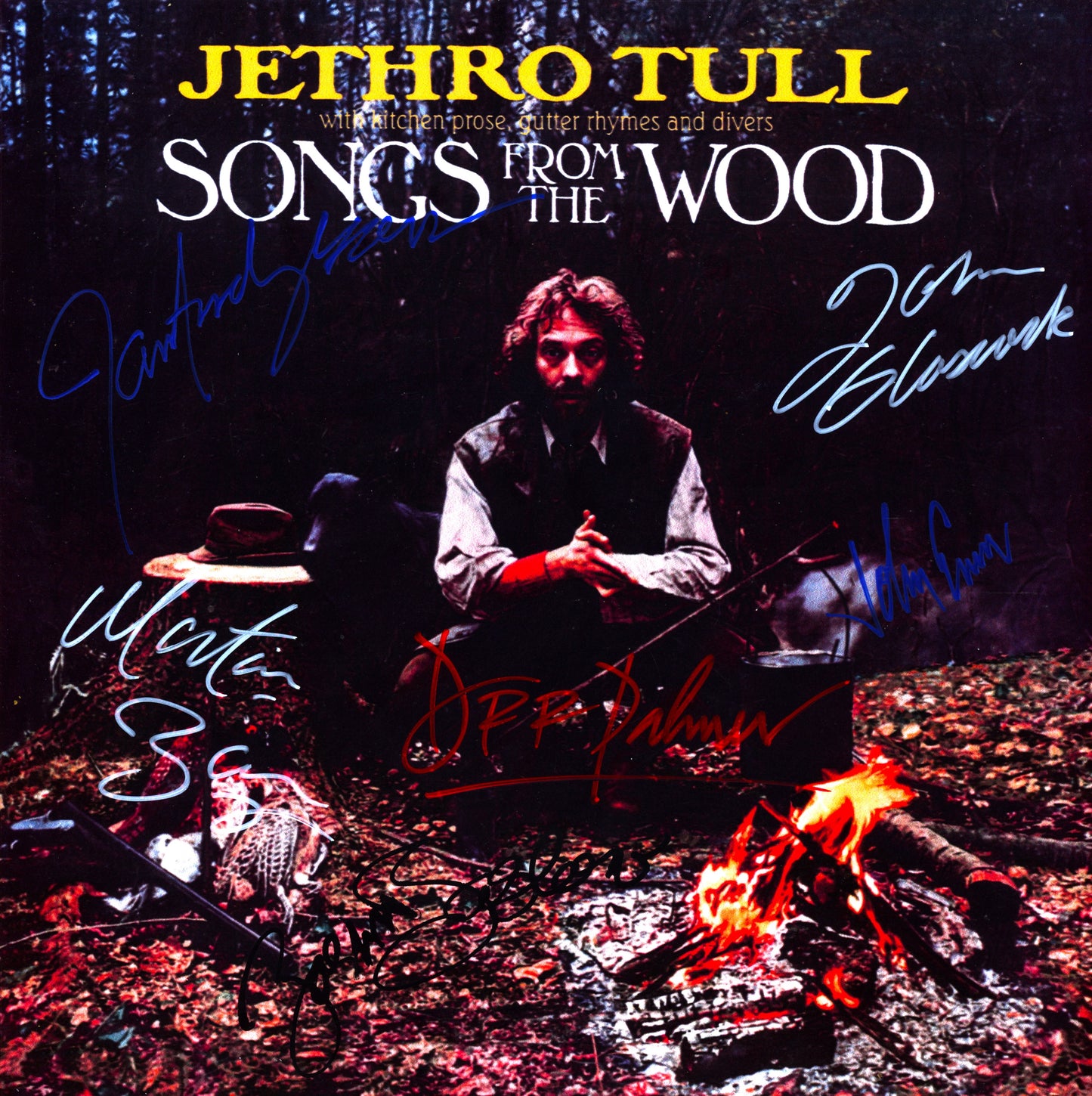 Jethro Tull Autographed LP - Zion Graphic Collectibles
