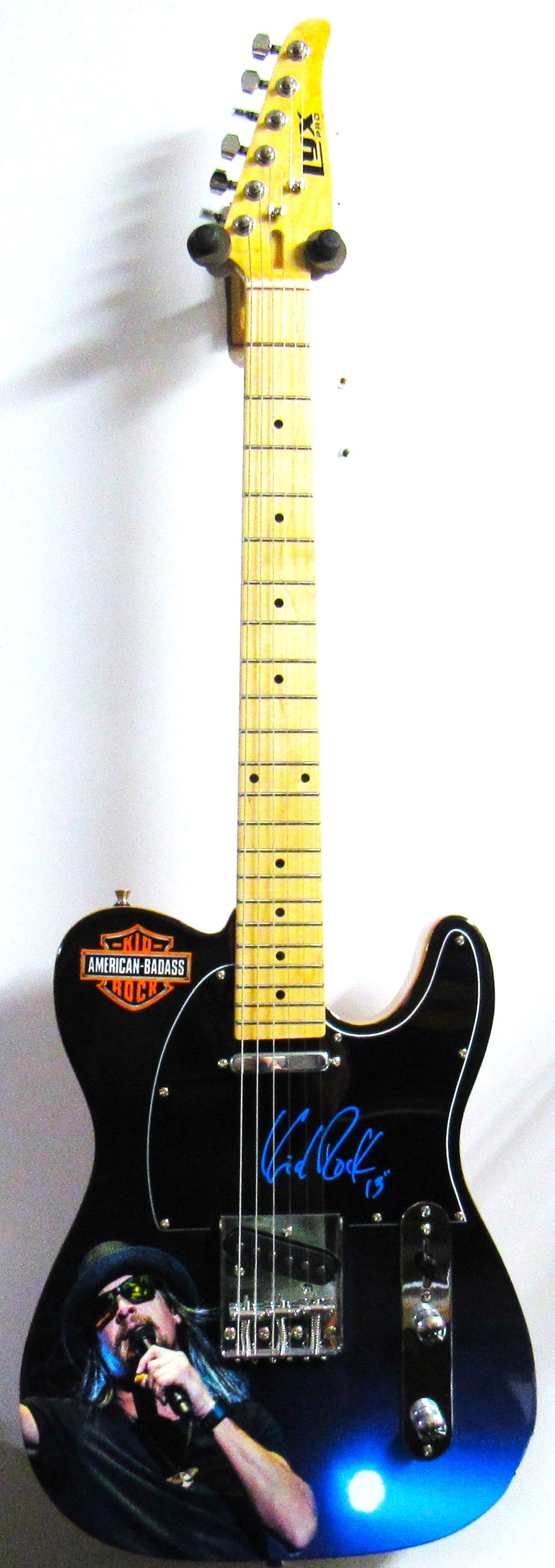 Kid Rock Autographed guitar - Zion Graphic Collectibles