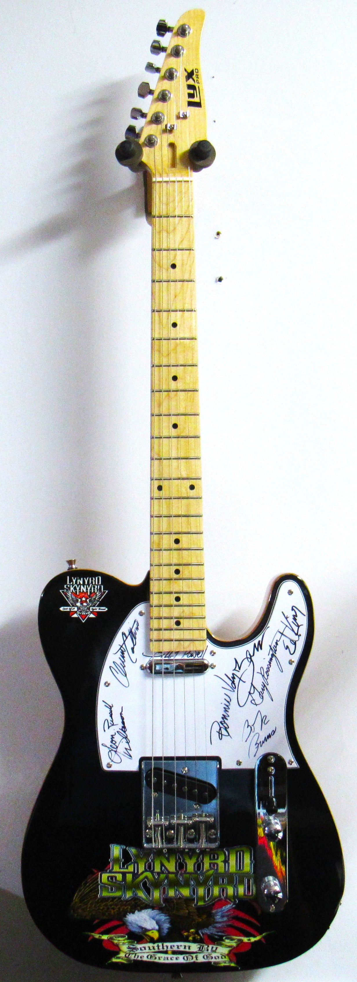 Lynyrd Skynyrd Autographed Guitar - Zion Graphic Collectibles