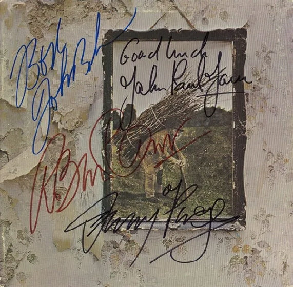 Led Zeppelin Autographed LP