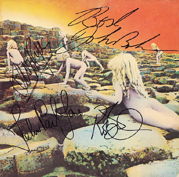 Led Zeppelin Signed Houses Of The Holy LP