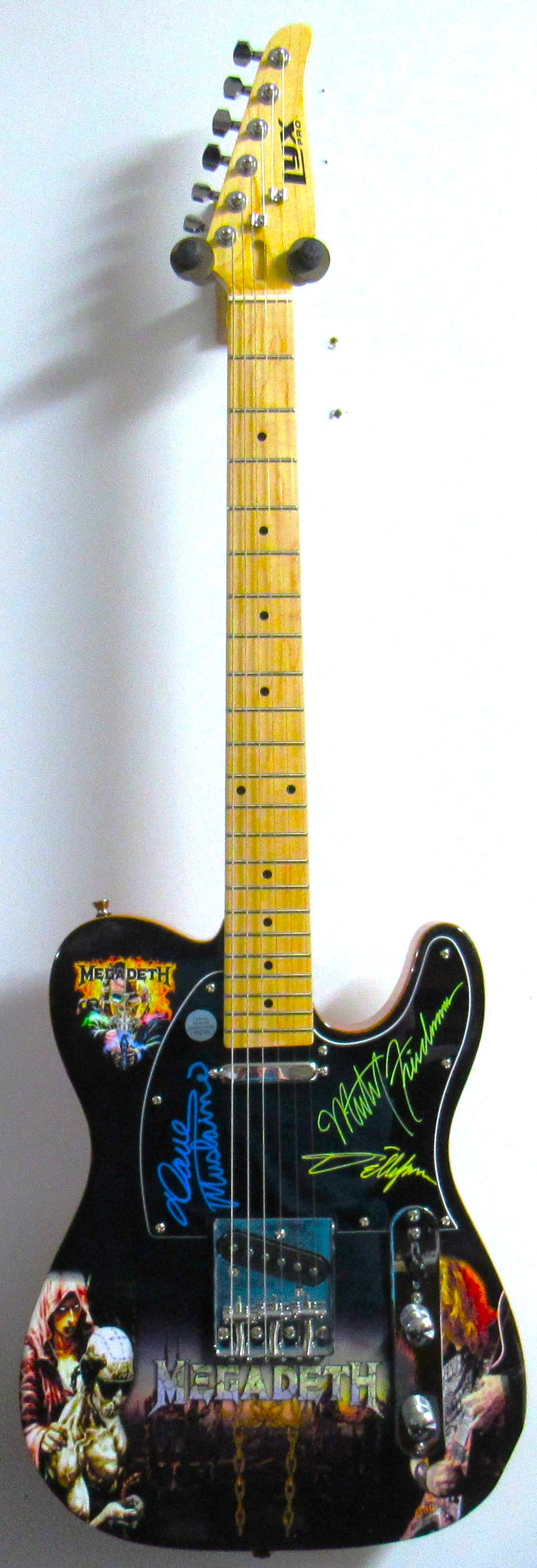 Megadeth Autographed Guitar - Zion Graphic Collectibles