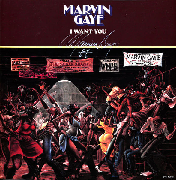 Marvin Gaye Autographed Lp 