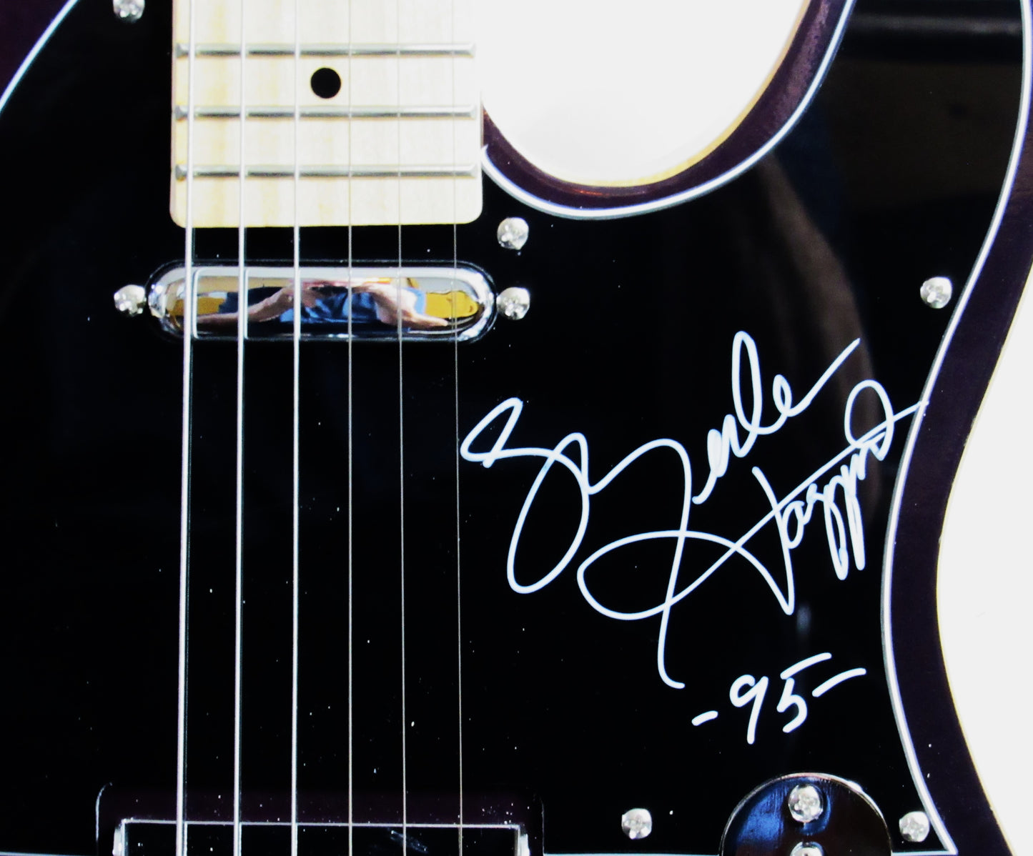 Merle Haggard Autographed Guitar - Zion Graphic Collectibles