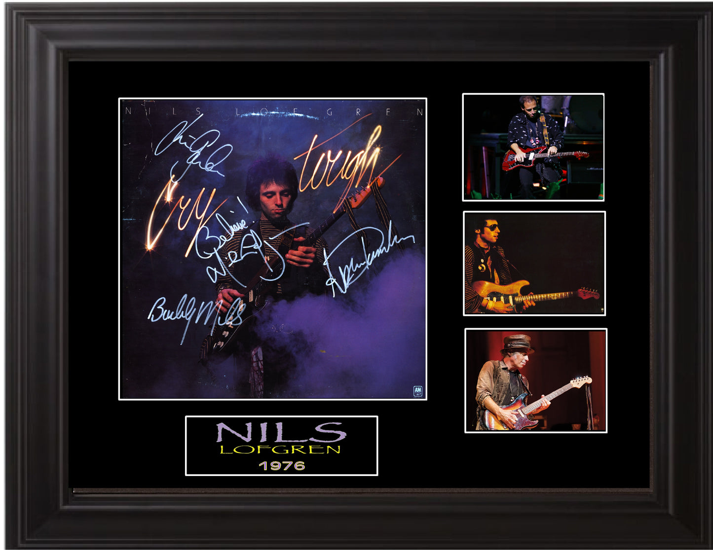 Nils Lofgren Autographed LP - Zion Graphic Collectibles