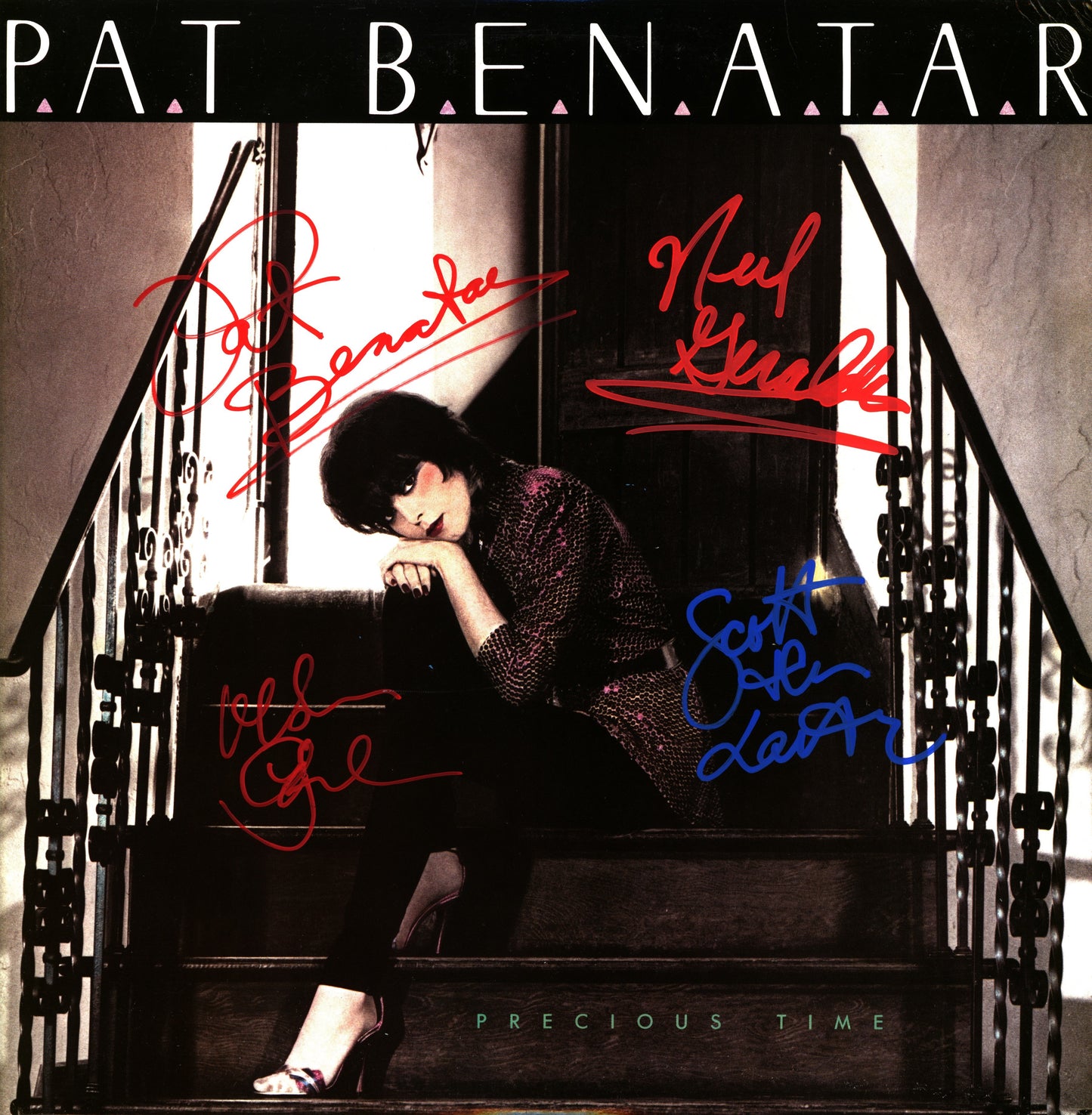 Pat Benatar Autographed lp - Zion Graphic Collectibles