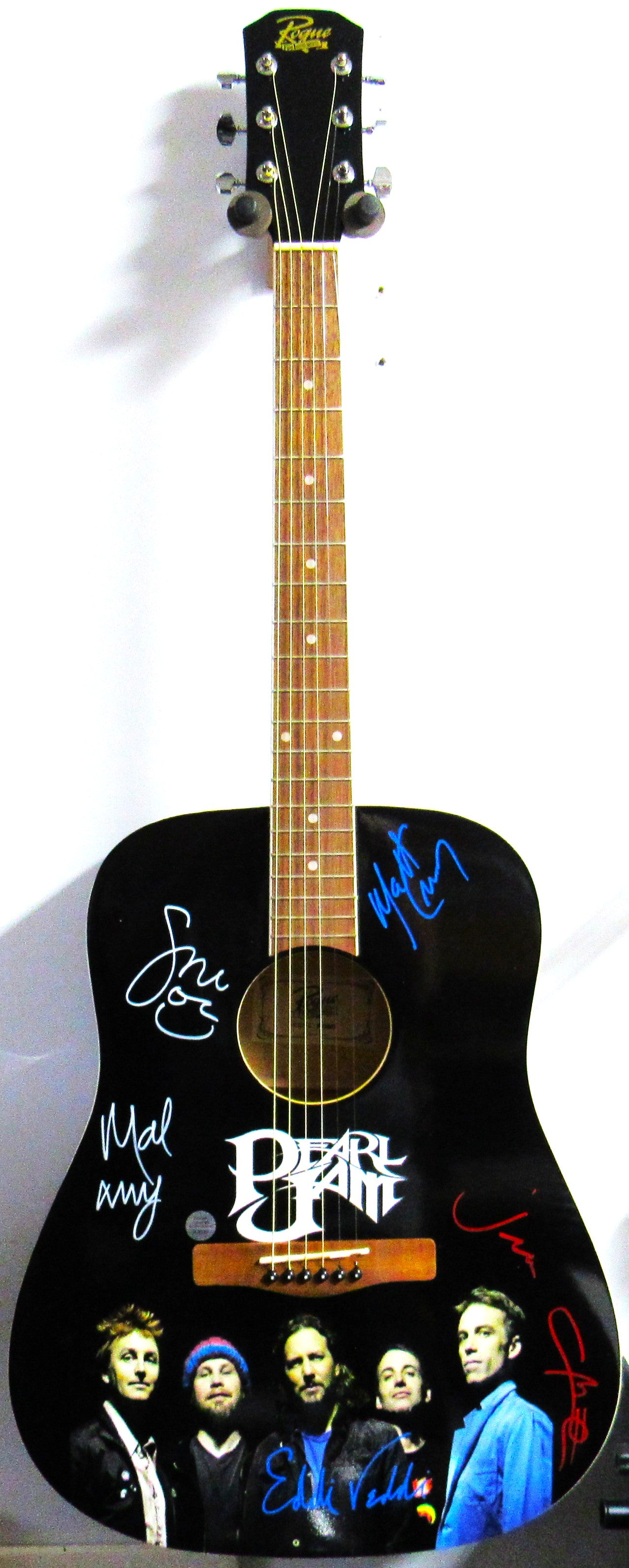 Pearl Jam Autographed Guitar - Zion Graphic Collectibles