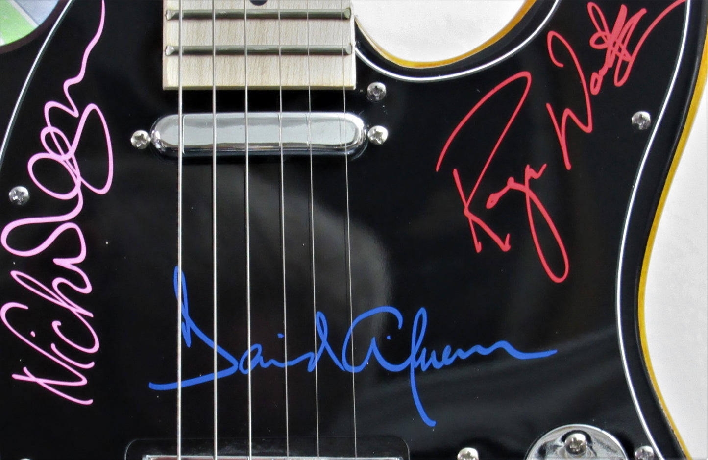 Pink Floyd Autographed Guitar - Zion Graphic Collectibles